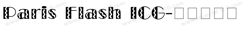 Paris Flash ICG字体转换